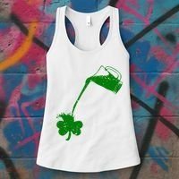 Beer St Patricks Day Holiday Women's Tank Top thumb 3