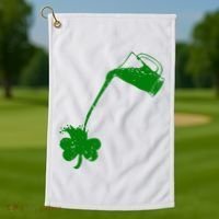 Beer St Patricks Day Holiday Golf Towel thumb 1