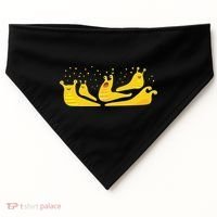 Banana Slug Party USA-Made Doggie Bandana thumb 0