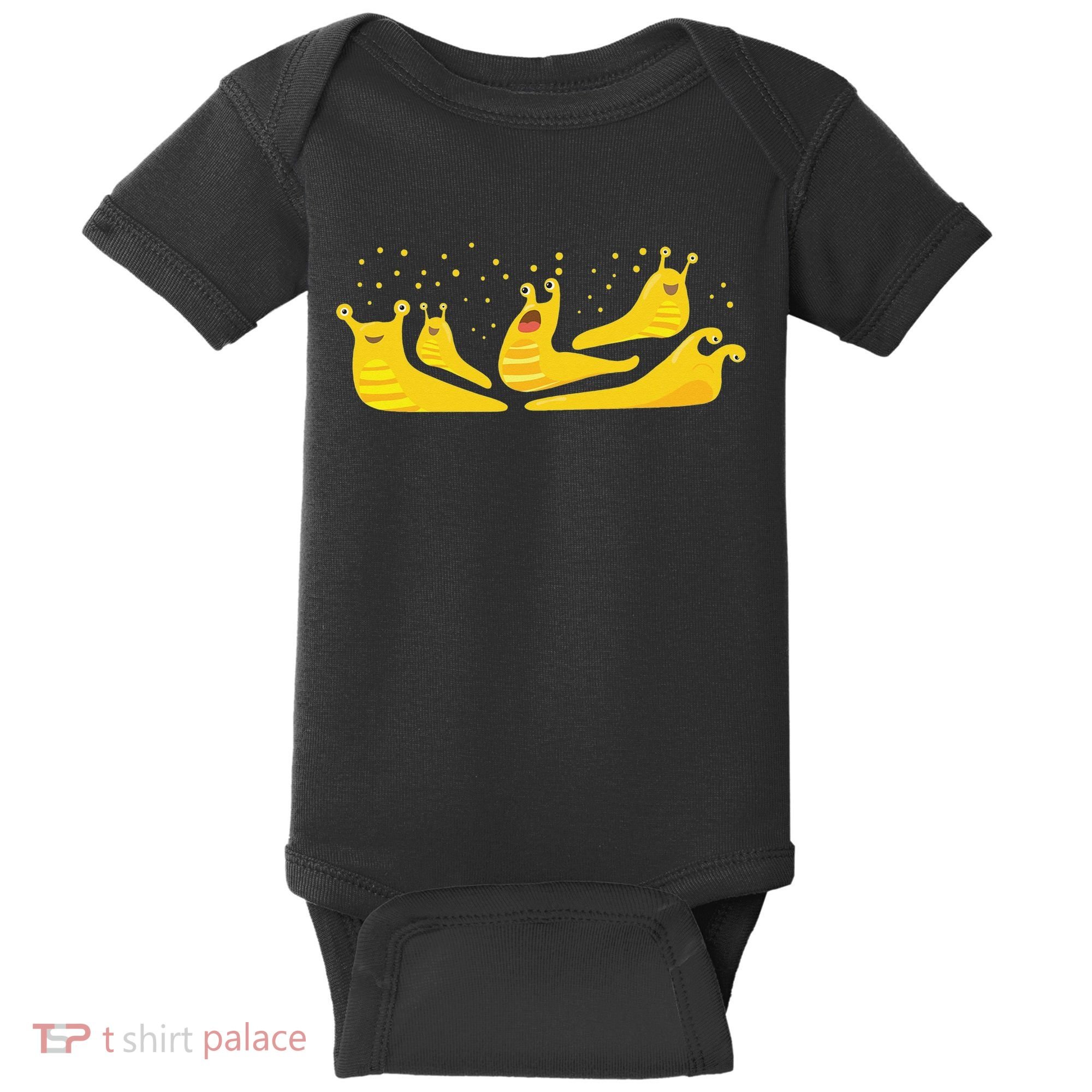 Banana Slug Party Baby Bodysuit