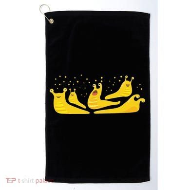 Banana Slug Party Golf Towel