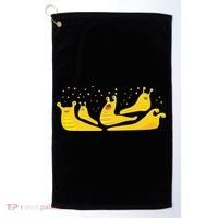Banana Slug Party Golf Towel thumb 0