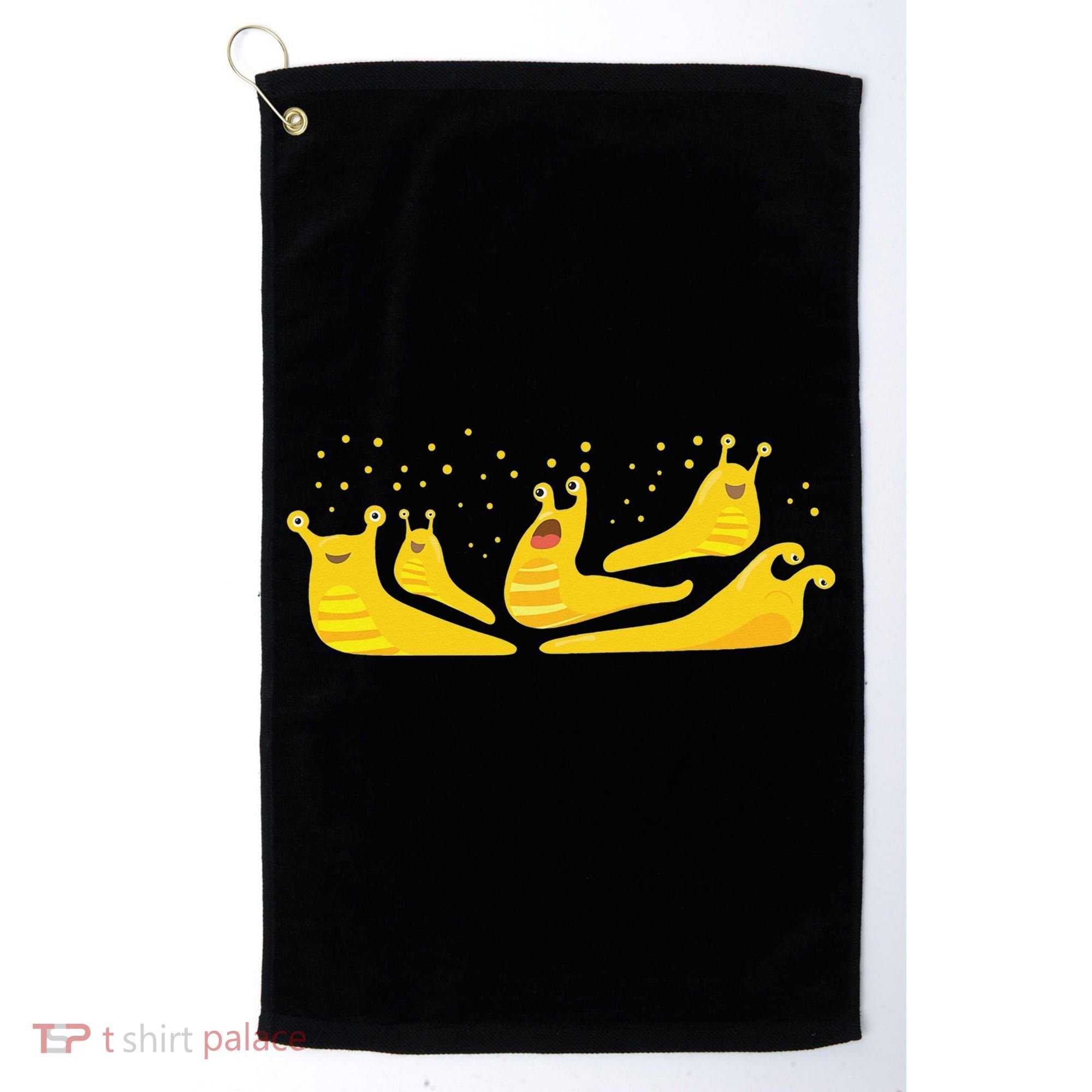 Banana Slug Party Golf Towel
