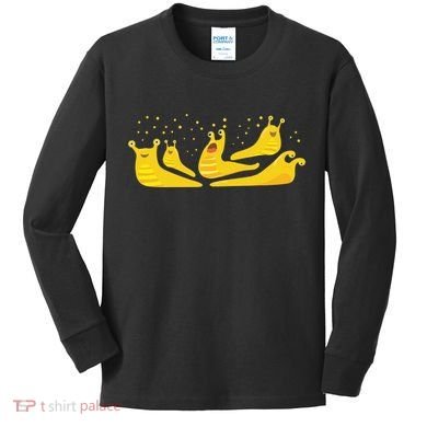Banana Slug Party Kids Long Sleeve Shirt