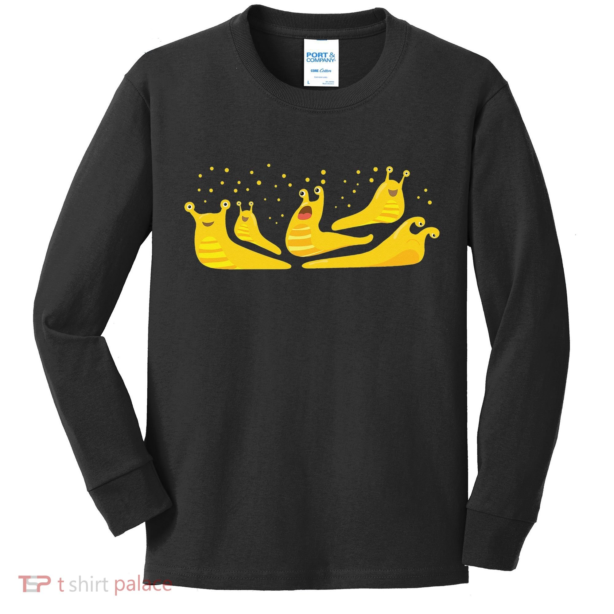 Banana Slug Party Kids Long Sleeve Shirt