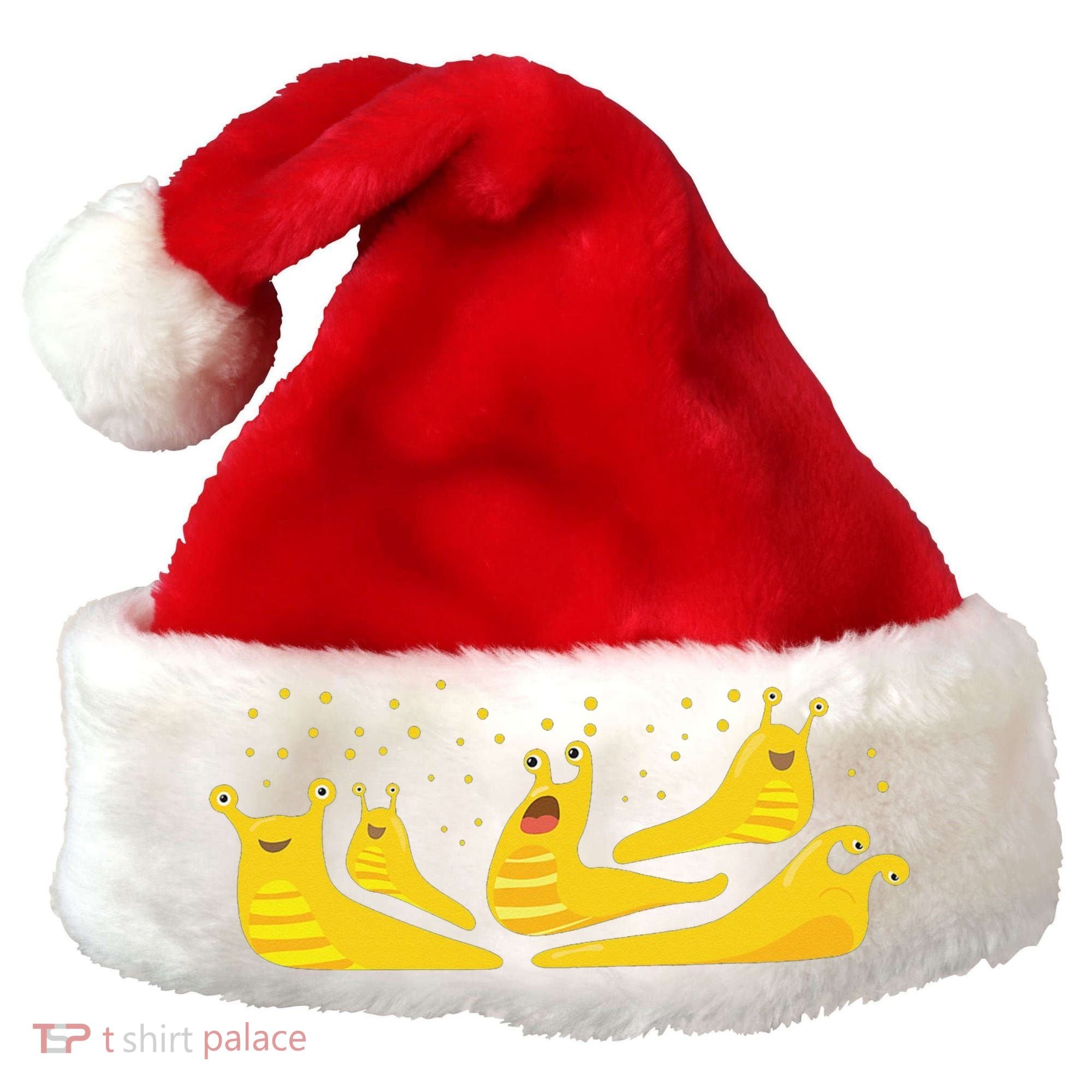 Banana Slug Party Santa Hat