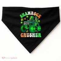 b.o.y.s Saint Patricks Day Monster Truck Shamrock Crusher K.i.d.s USA-Made Doggie Bandana thumb 0