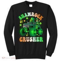 b.o.y.s Saint Patricks Day Monster Truck Shamrock Crusher K.i.d.s Sweatshirt thumb 0