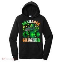 b.o.y.s Saint Patricks Day Monster Truck Shamrock Crusher K.i.d.s Women's Hoodie thumb 0