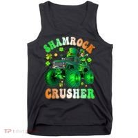 b.o.y.s Saint Patricks Day Monster Truck Shamrock Crusher K.i.d.s Tank Top thumb 0