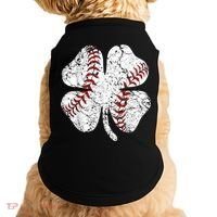 Baseball St Patricks Day, Shamrock, St Patricks Day, Funny St Patricks Day, Doggie Tank thumb 0