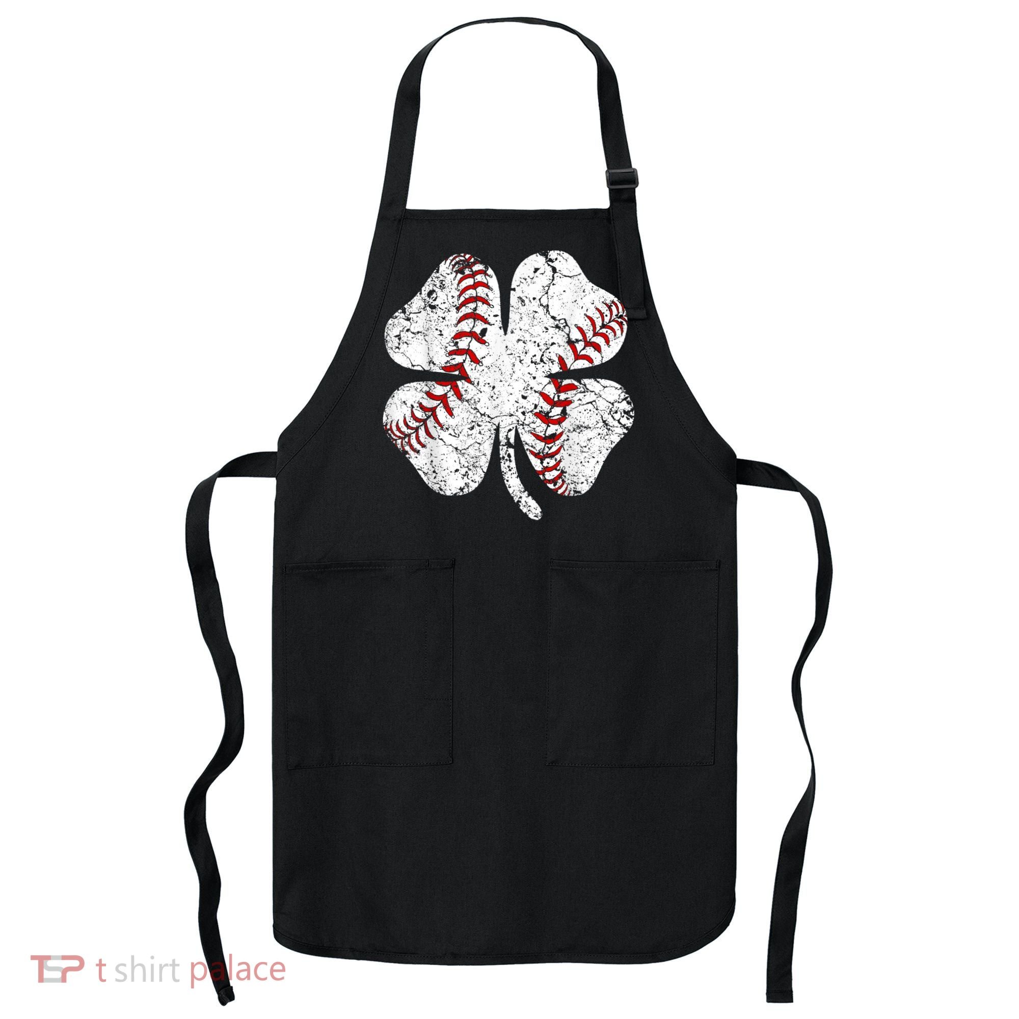Baseball St Patricks Day, Shamrock, St Patricks Day, Funny St Patricks Day, Apron