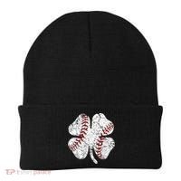 Baseball St Patricks Day, Shamrock, St Patricks Day, Funny St Patricks Day, Beanie thumb 0