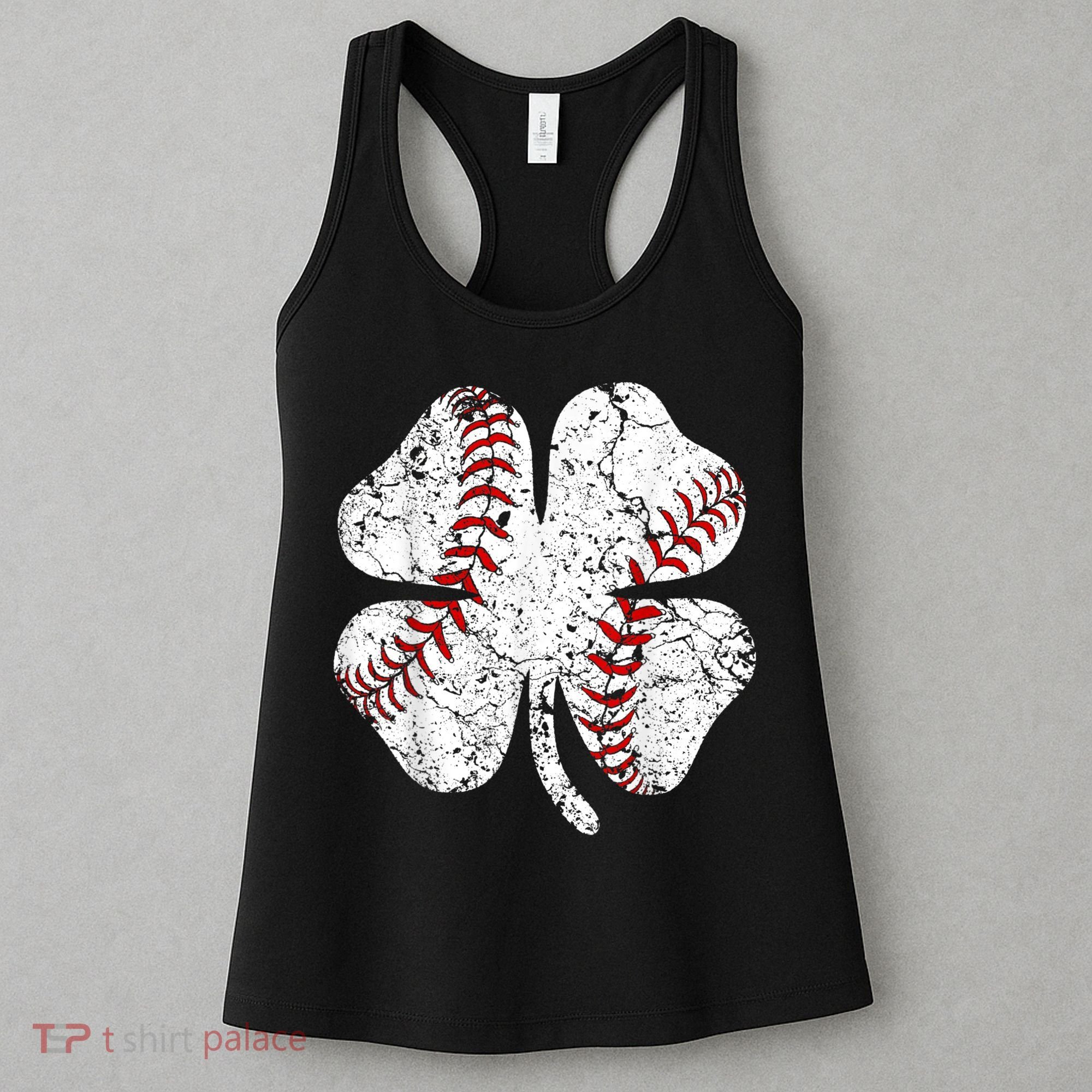 Baseball St Patricks Day, Shamrock, St Patricks Day, Funny St Patricks Day, Women's Tank Top
