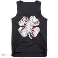 Baseball St Patricks Day, Shamrock, St Patricks Day, Funny St Patricks Day, Tank Top thumb 0