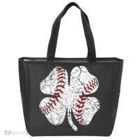 Baseball St Patricks Day, Shamrock, St Patricks Day, Funny St Patricks Day, Tote Bag thumb 0