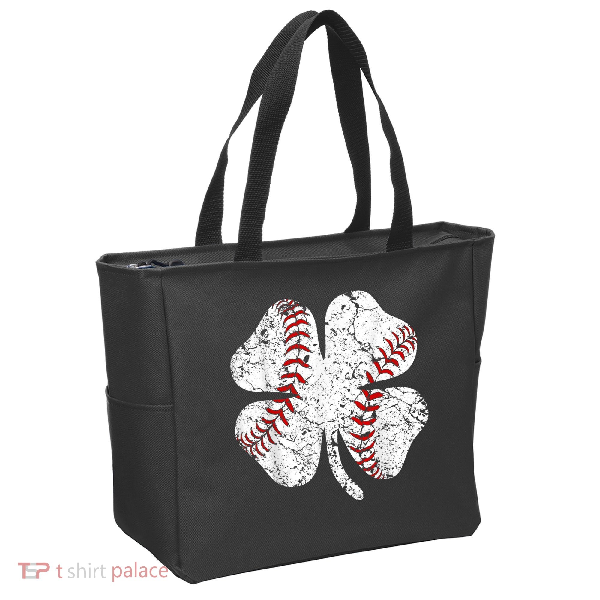Baseball St Patricks Day, Shamrock, St Patricks Day, Funny St Patricks Day, Tote Bag