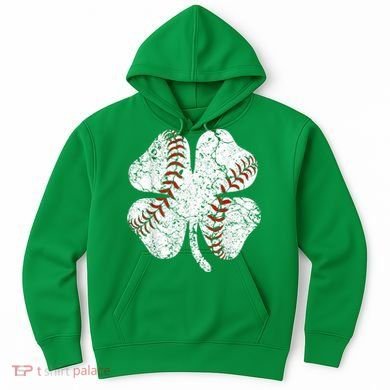 Baseball St Patricks Day, Shamrock, St Patricks Day, Funny St Patricks Day, Hoodie