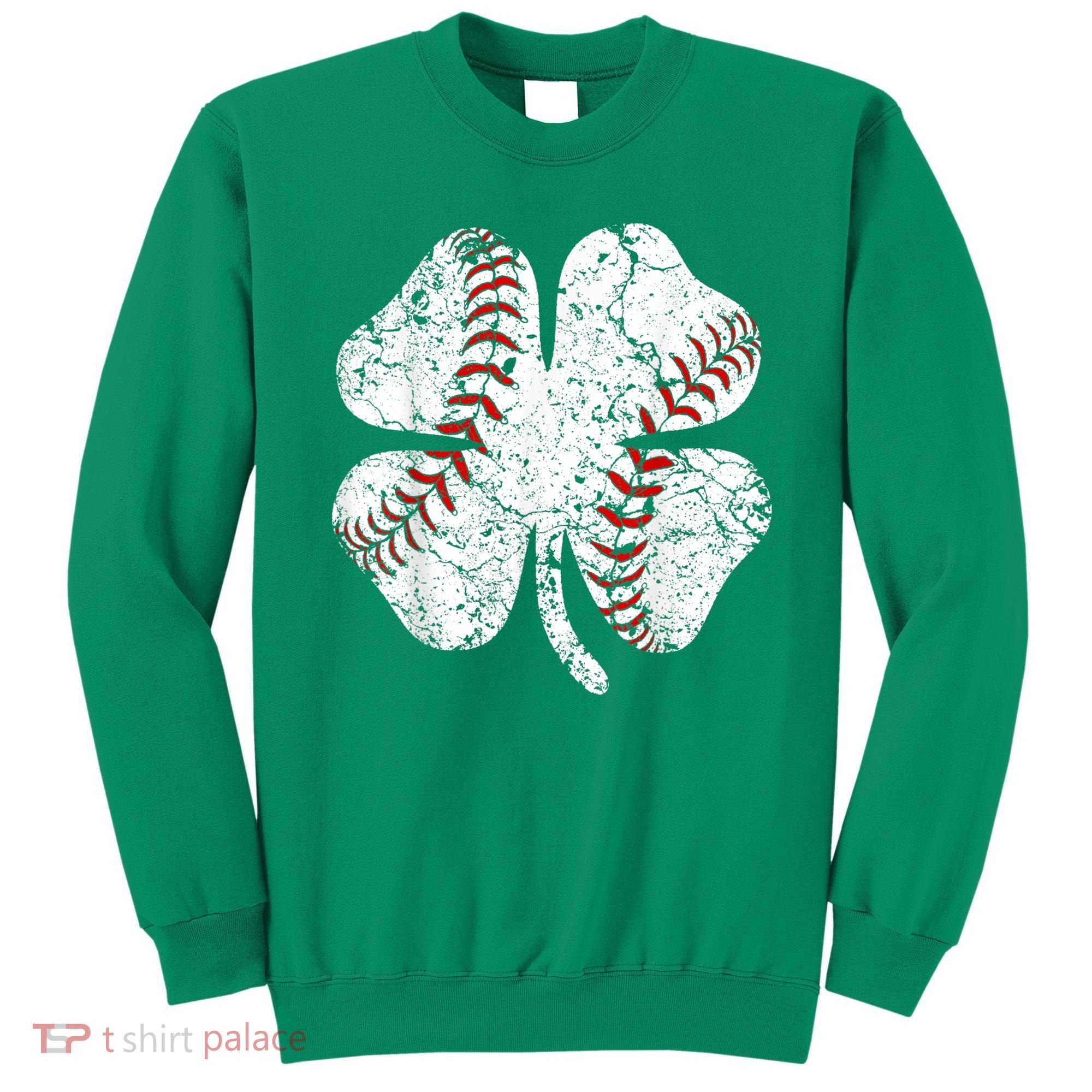 Baseball St Patricks Day, Shamrock, St Patricks Day, Funny St Patricks Day, Sweatshirt
