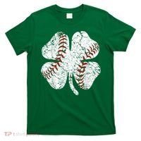 Baseball St Patricks Day, Shamrock, St Patricks Day, Funny St Patricks Day, T-Shirt thumb 0