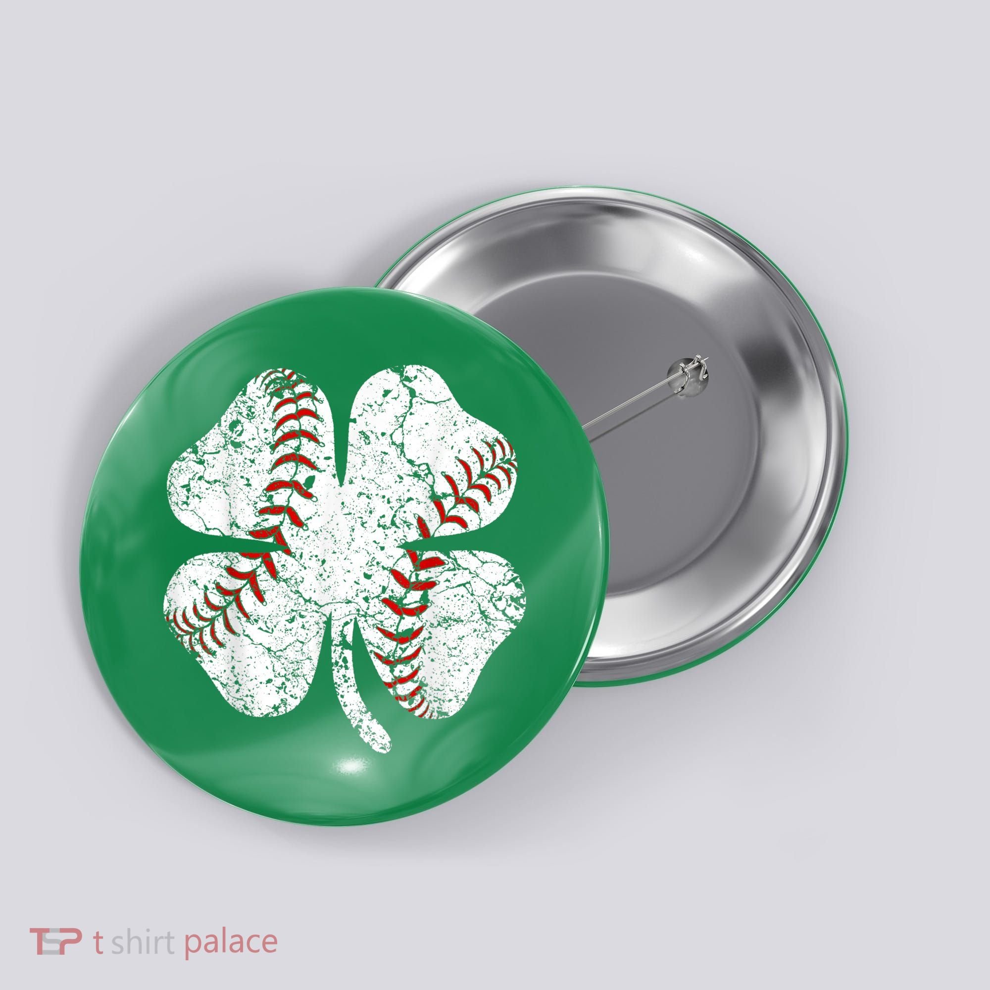Baseball St Patricks Day, Shamrock, St Patricks Day, Funny St Patricks Day, Button