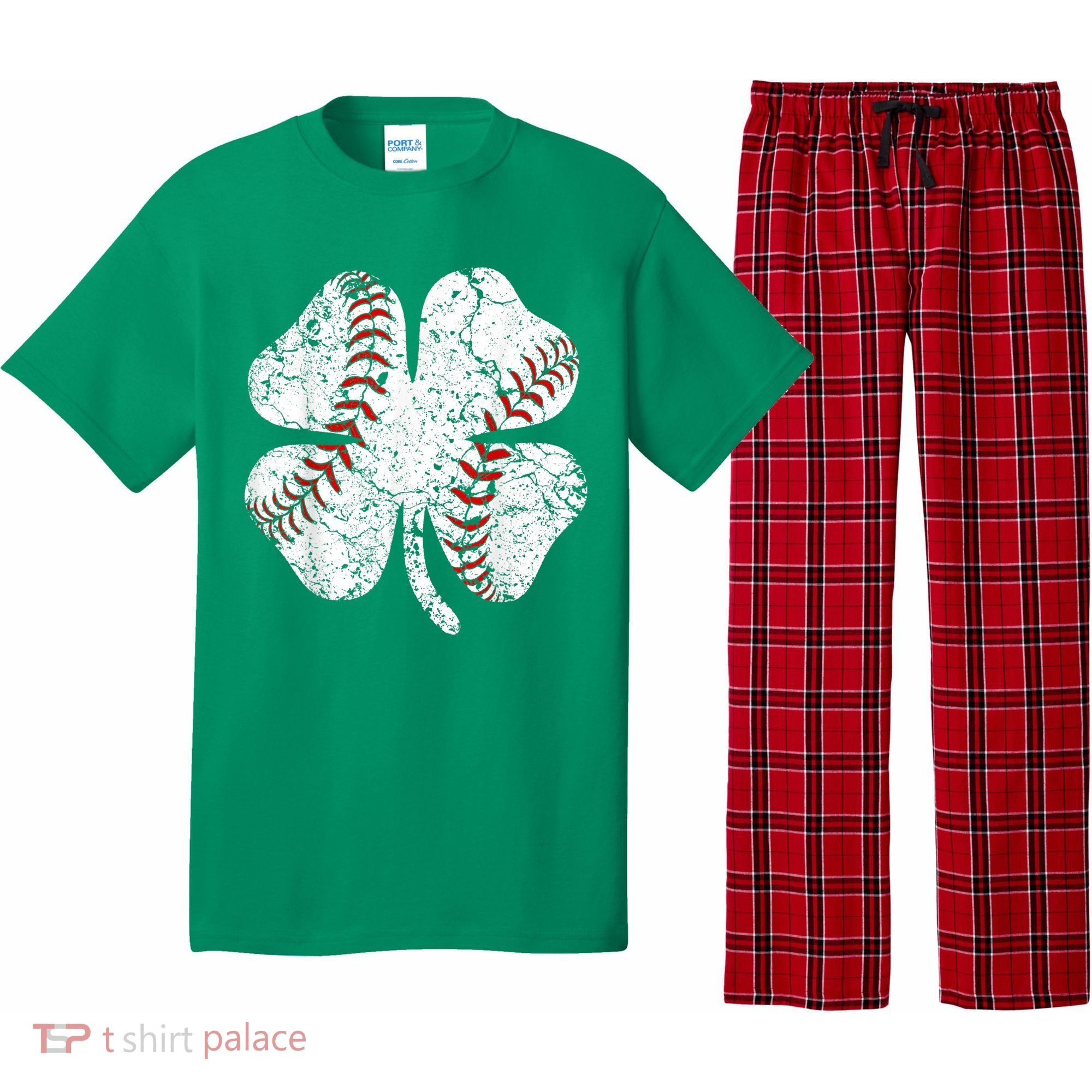 Baseball St Patricks Day, Shamrock, St Patricks Day, Funny St Patricks Day, Pajama Set