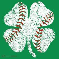 Baseball St Patricks Day, Shamrock, St Patricks Day, Funny St Patricks Day, Kids Sweatshirt thumb 2