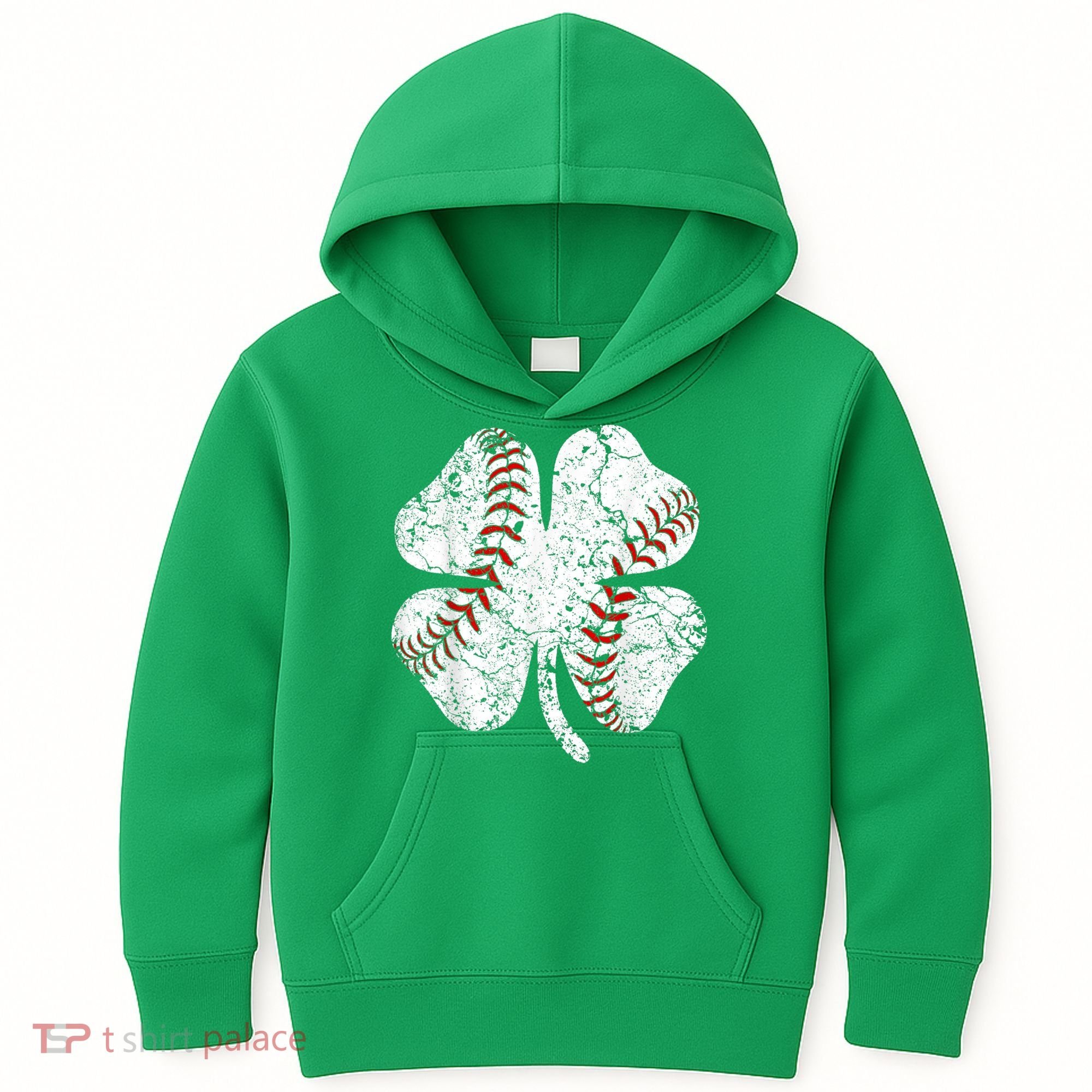 Baseball St Patricks Day, Shamrock, St Patricks Day, Funny St Patricks Day, Kids Hoodie