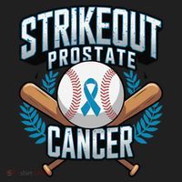 Baseball Strikeout Prostate Cancer Awareness Women's Sweatshirt thumb 2
