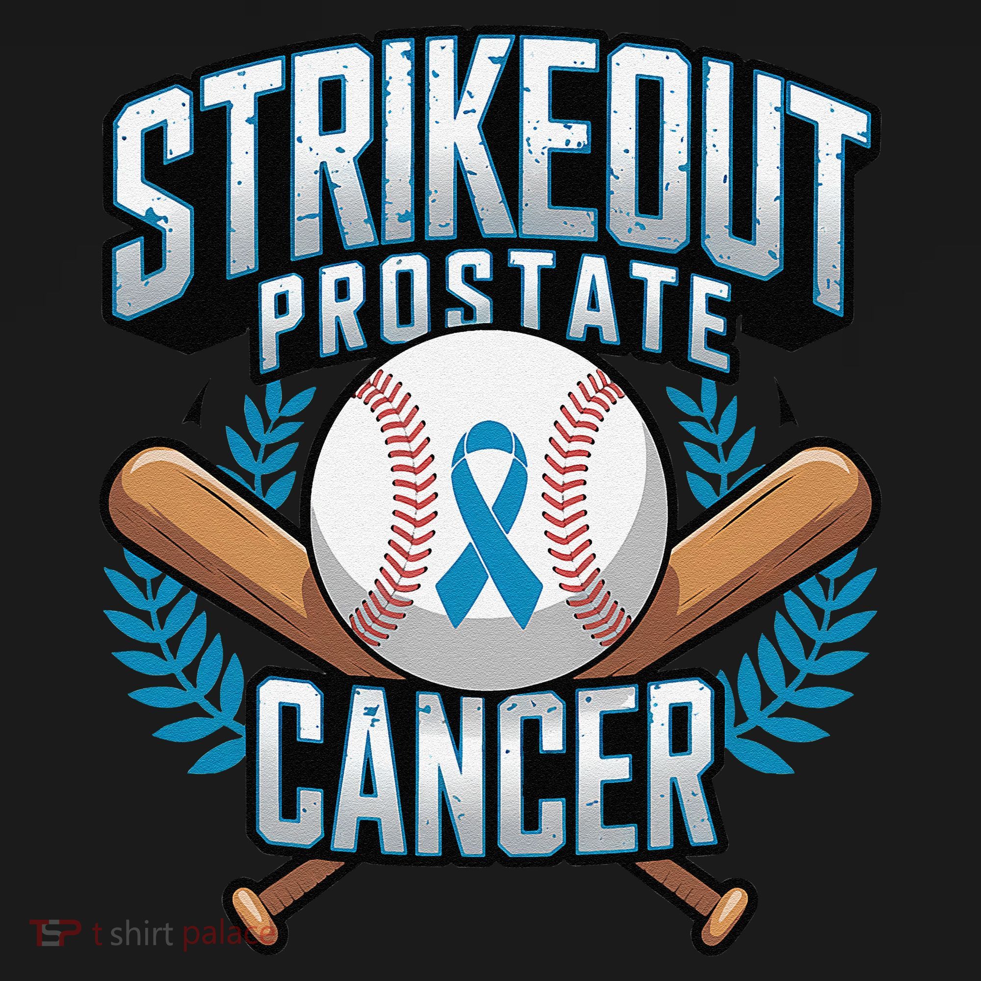 Baseball Strikeout Prostate Cancer Awareness Backpack