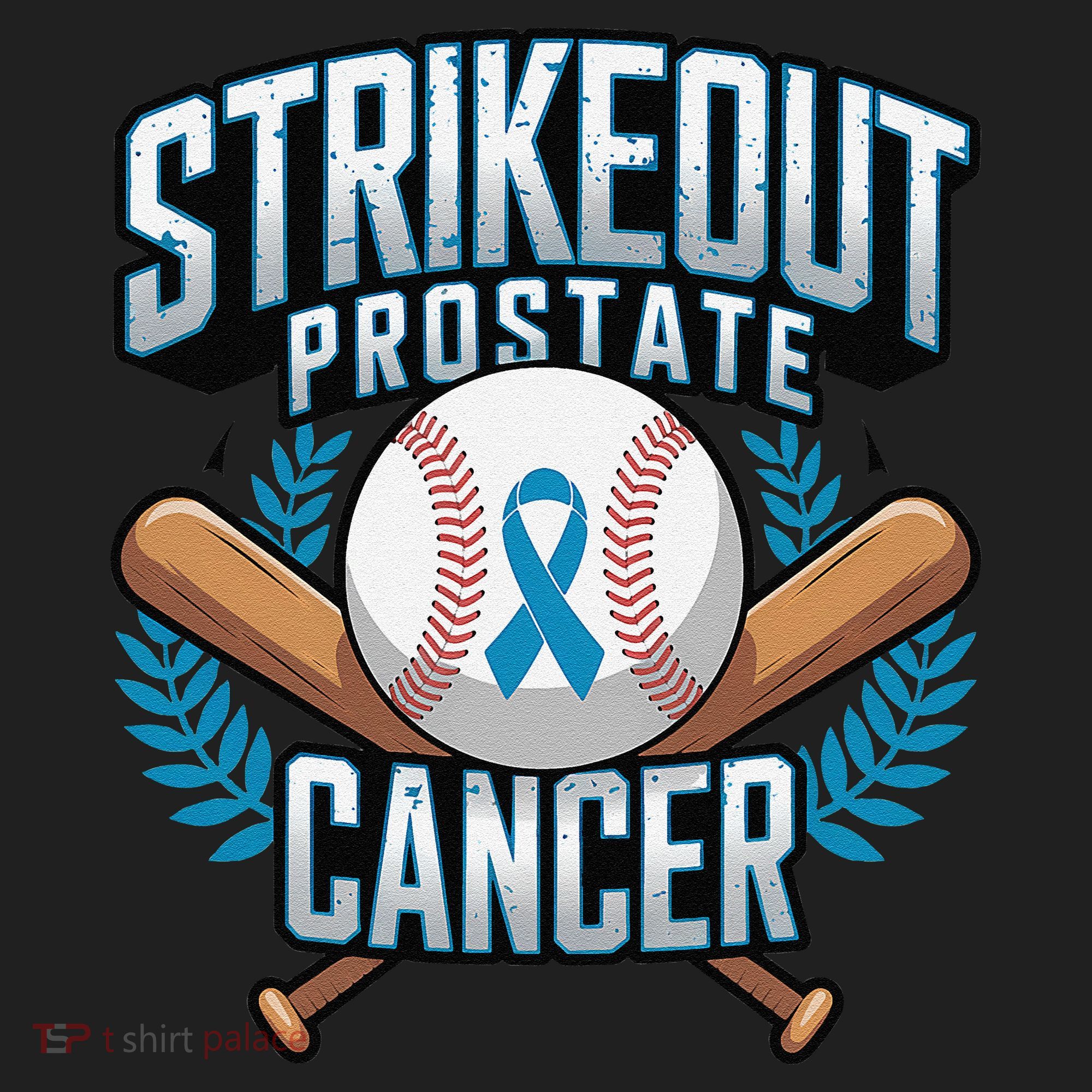 Baseball Strikeout Prostate Cancer Awareness Beanie