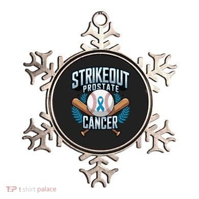 Baseball Strikeout Prostate Cancer Awareness Ornament