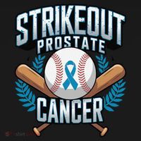 Baseball Strikeout Prostate Cancer Awareness Kids Sweatshirt thumb 2
