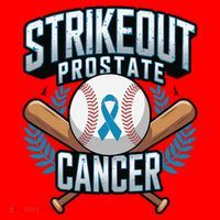 Baseball Strikeout Prostate Cancer Awareness Santa Hat thumb 1