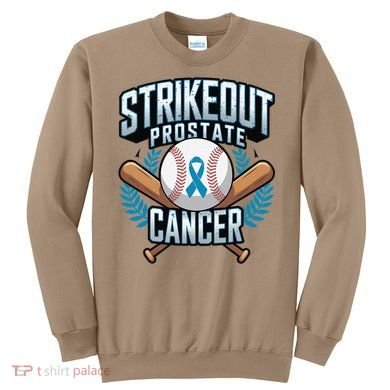 Baseball Strikeout Prostate Cancer Awareness Sweatshirt