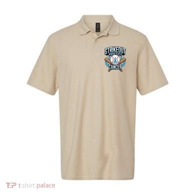 Baseball Strikeout Prostate Cancer Awareness Polo