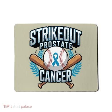 Baseball Strikeout Prostate Cancer Awareness Mousepad