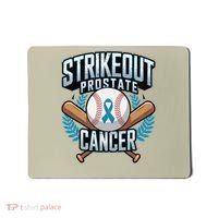 Baseball Strikeout Prostate Cancer Awareness Mousepad thumb 0