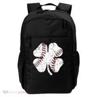 Baseball St Patricks Day Boys Men Catcher Pitcher Shamrock Backpack thumb 0