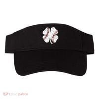 Baseball St Patricks Day Boys Men Catcher Pitcher Shamrock Visor thumb 0