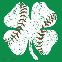 Baseball St Patricks Day Boys Men Catcher Pitcher Shamrock Sweatshirt thumb 3