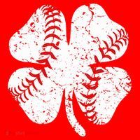 Baseball St Patricks Day Boys Men Catcher Pitcher Shamrock Santa Hat thumb 1