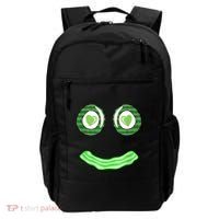 Breakfast St. Patricks Day Funny Green Eggs Smile Face Ham Backpack thumb 0
