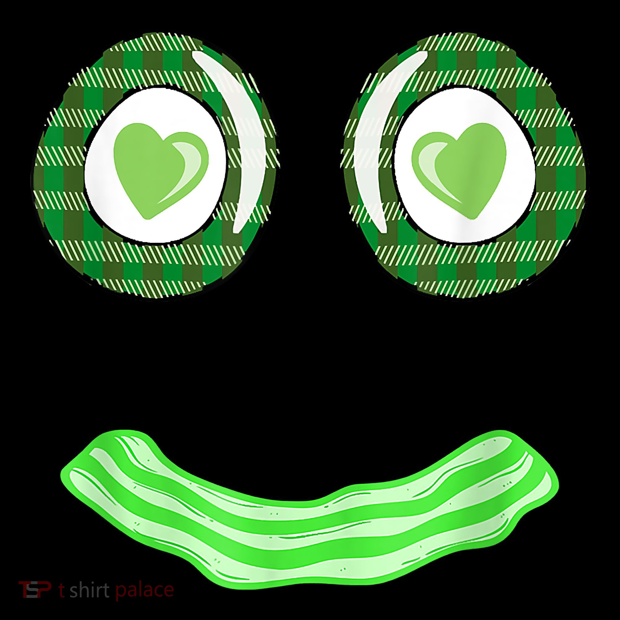Breakfast St. Patricks Day Funny Green Eggs Smile Face Ham Button