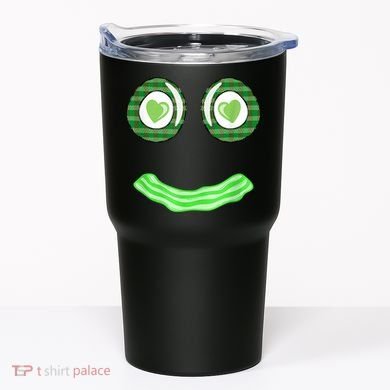 Breakfast St. Patricks Day Funny Green Eggs Smile Face Ham Tumbler
