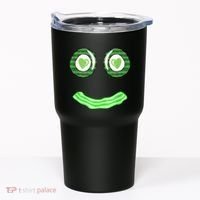 Breakfast St. Patricks Day Funny Green Eggs Smile Face Ham Tumbler thumb 0