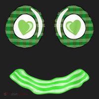 Breakfast St. Patricks Day Funny Green Eggs Smile Face Ham Hat thumb 2