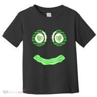 Breakfast St. Patricks Day Funny Green Eggs Smile Face Ham Toddler T-Shirt thumb 0