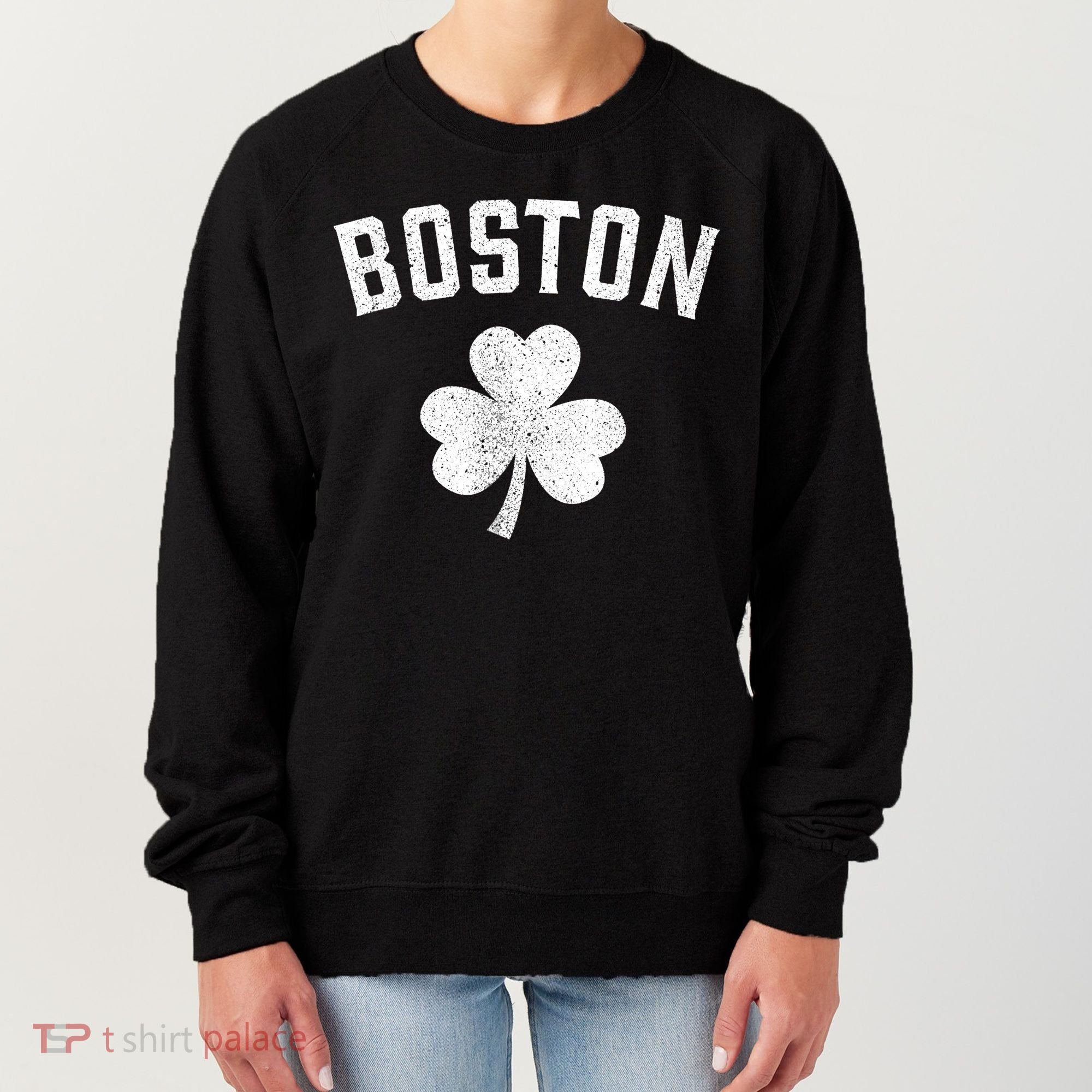 Boston, St Patrick's day - Patty's day shamrock tee Women's Sweatshirt