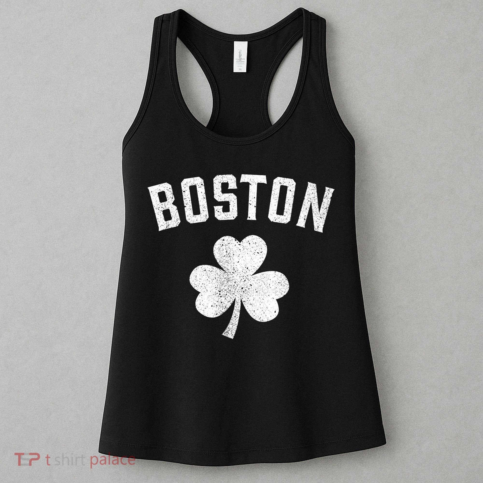 Boston, St Patrick's day - Patty's day shamrock tee Women's Tank Top